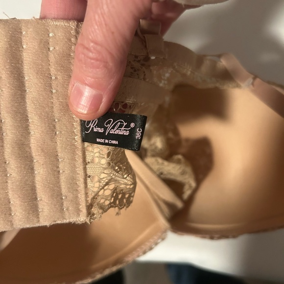 Valentina Lace Bra Duo in Deep Purple and Beige - Picture 2 of 2